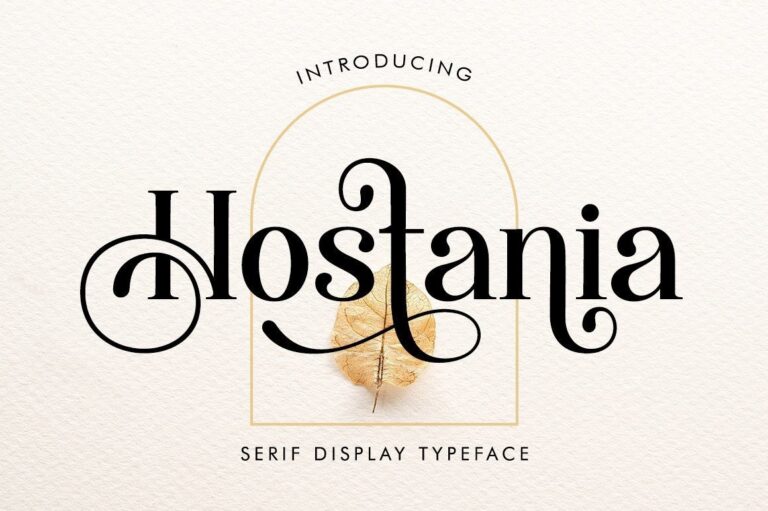 Hostania Font
 Download For Free