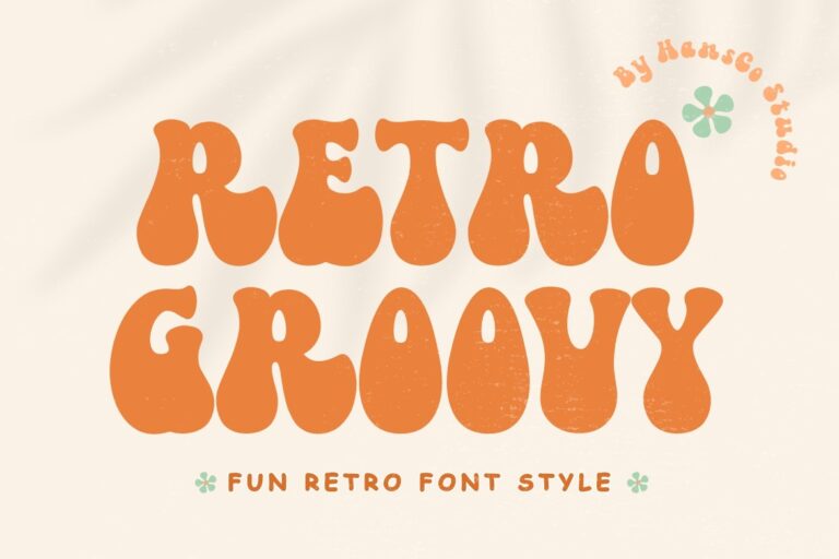 Retro Groovy Font
 Download For Free Officially