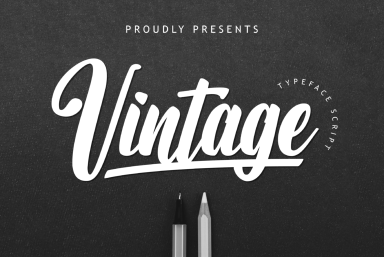 Vintage Font
 Download For Free Officially