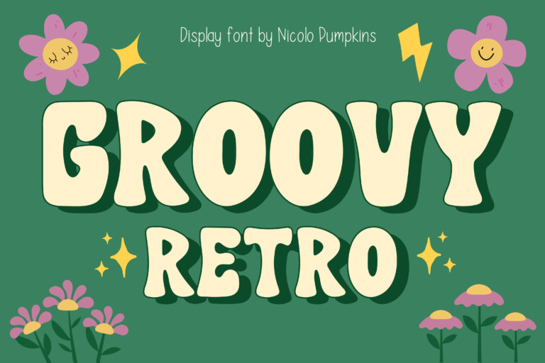 Groovy Retro Font
 Download For Free Officially