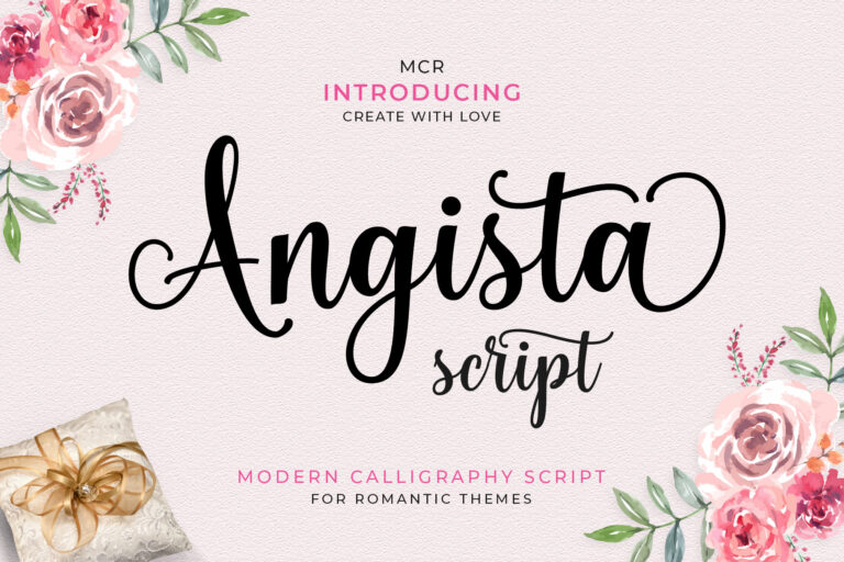 Angista Script Font
 Download For Free Officially