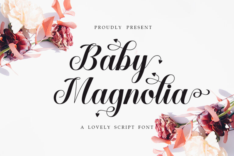 Baby Magnolia Font
 Download For Free Officially