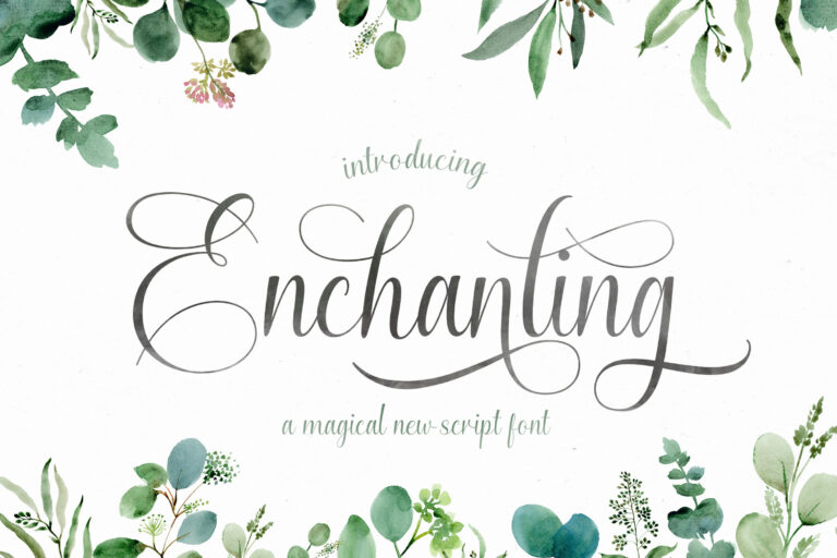 Enchanting Script Font
 Download For Free Officially