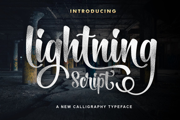 Lightning Script Font
 Download For Free Officially