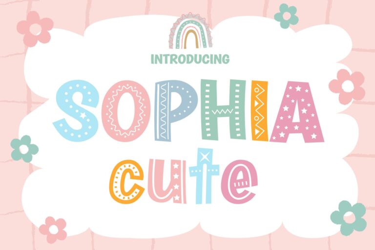 Sophia Cute Font
 Download For Free Officially