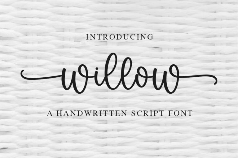 Willow Font
 Download For Free Officially