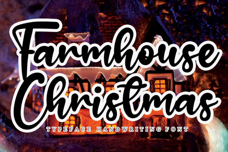 Farmhouse Christmas Font
 Download For Free Officially